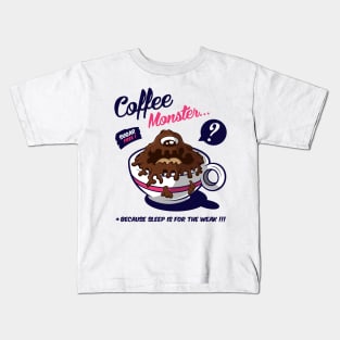 Coffee Monster Kids T-Shirt